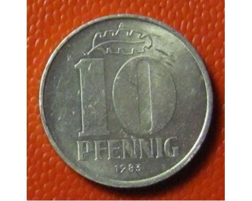 10 пфеннигов 1963-85 год Германия ГДР