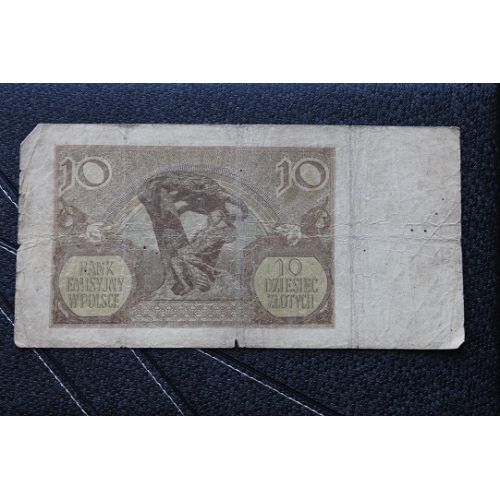 10 злотых 1940 год. Польша