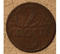 2 гроша 1923 Польша Редкая
