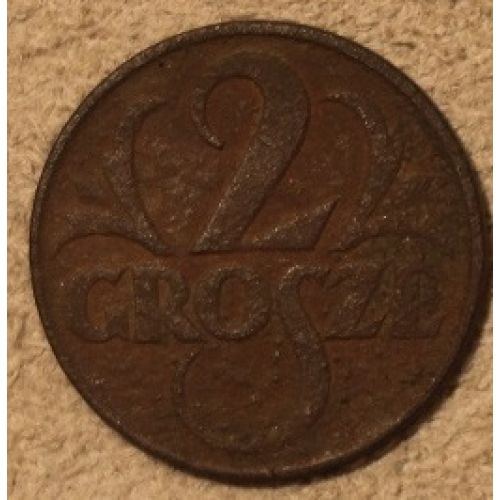 2 гроша 1923. Польша. Редкая