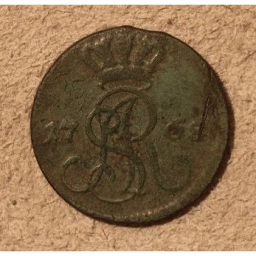 1 грош 1768 год. Польша (2) Состояние