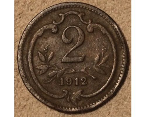 2 геллера 1912 года Австрия (6) Состояние