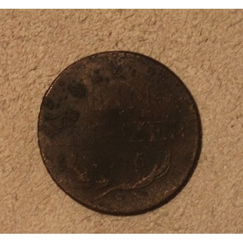 1 крейцер 1816 год. S Австрия