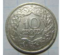 10 грошей 1923 Польша Никель