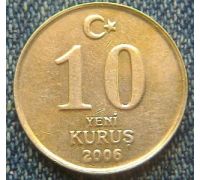 10 новых куруш 2005-2009 год Турция