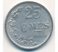 25 сантим 1968 год Люксембург
