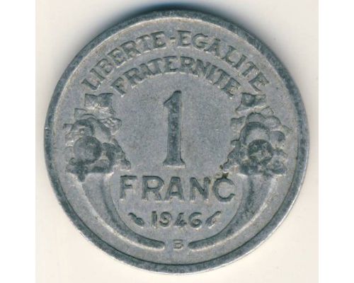 1 франк 1946 год Франция