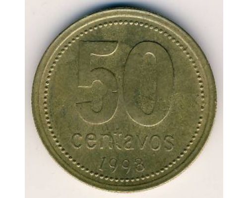 50 сентаво 1993 год Аргентина