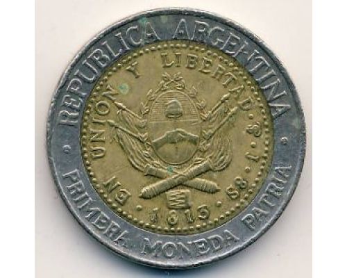 1 песо 1995 год Аргентина