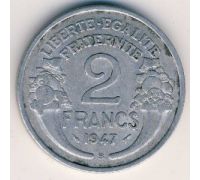 2 франка 1947 год Франция