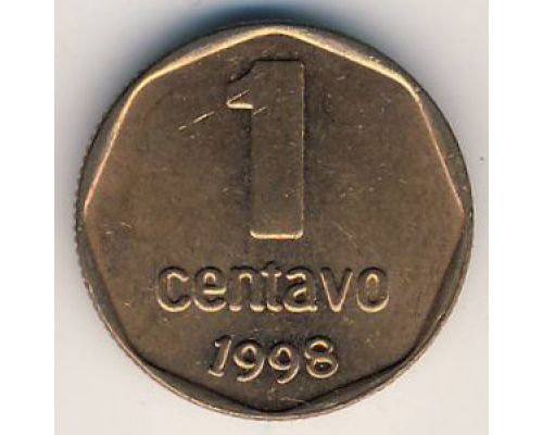 1 сентаво 1998 год Аргентина