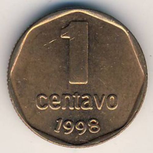 1 сентаво 1998 год. Аргентина