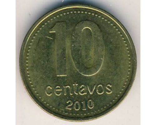 10 сентаво 2010 год Аргентина