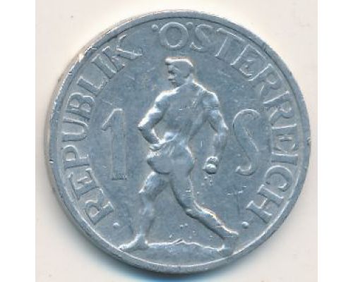 1 шиллинг 1946 год Австрия Сеятель