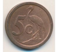 5 центов 2004 год ЮАР Журавль