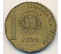 1 песо 1991 год Доминиканская Республика Хуан Пабло Дуарте Доминикана