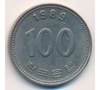 100 вон 1989 год Южная Корея Ли Сун-Син