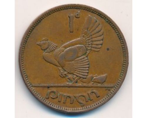 1 пенни 1943 год Ирландия Курица
