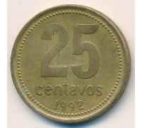 25 сентаво 1992 год Аргентина