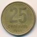 25 сентаво 1992 год. Аргентина