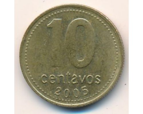 10 сентаво 2005 год Аргентина