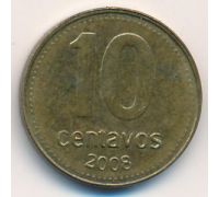 10 сентаво 2008 год Аргентина