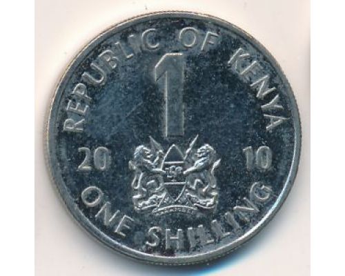 1 шиллинг 2010 год Кения Джомо Кениата