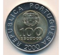 100 эскудо 2000 год Португалия Педро Нуниш