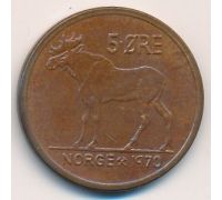 5 эре 1970 год Норвегия Лось