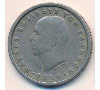 2 драхмы 1959 год Греция
