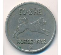 50 эре 1962 год Норвегия Собака