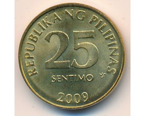 25 сентимо 2009 год Филиппины