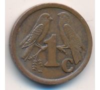 1 цент 1998 год ЮАР Птицы