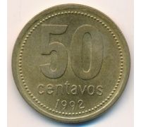 50 сентаво 1992 год Аргентина
