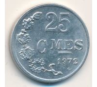 25 сантим 1972 год Люксембург