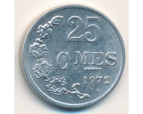 25 сантим 1972 год Люксембург
