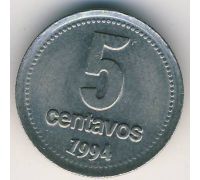 5 сентаво 1994 год Аргентина Медь-никель