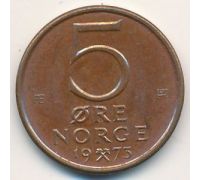 5 эре 1973 год Норвегия