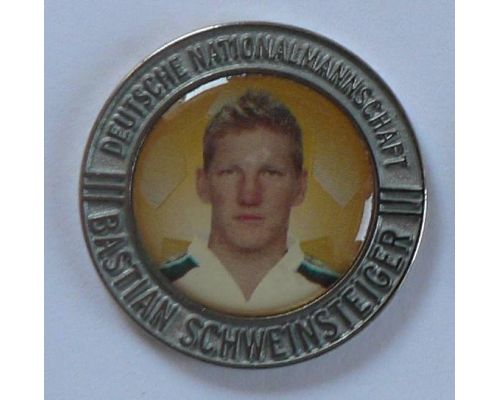 Спортивный жетон "Сборная Германии" ФУТБОЛ Bastian Schweinsteiger 2006 год