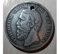 5 марок 1900 год Баден Германская Империя Фридрих I Серебро