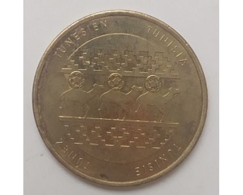 Спортивный жетон 2006 Germany "FIFA WORLD CUP" TUNISIA Германия Чемпионат Мира по Футболу Тунис
