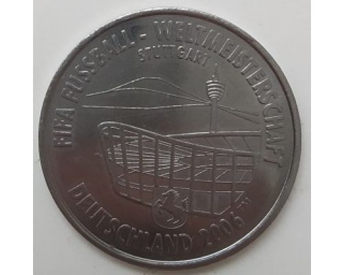 Спортивный жетон FIFA Deutschland 2006 Германия Чемпионат Мира по Футболу Stuttgart