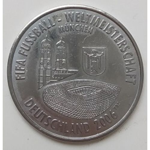 Спортивный жетон FIFA Deutschland 2006. Германия Чемпионат Мира по Футболу. Munchen