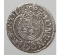 Полторак 3 полугроша 1,5 гроша 1620 год Сигизмунд III Ваза Польша
