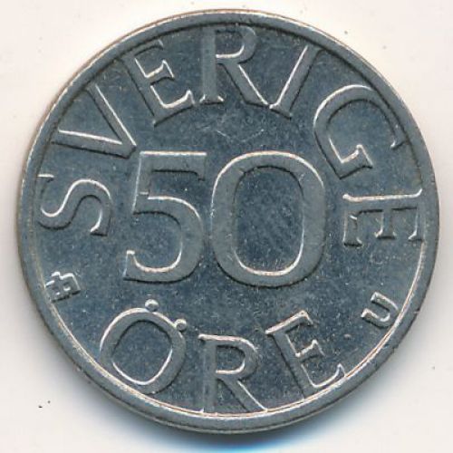 50 эре 1983 год. Швеция