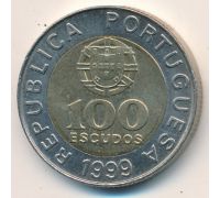 100 эскудо 1999 год Португалия Педро Нуниш