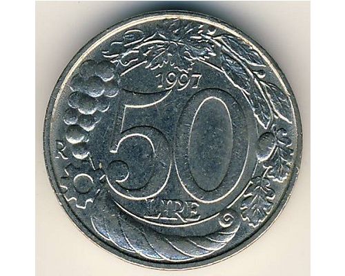 50 лир (1993–2001 г) Италия