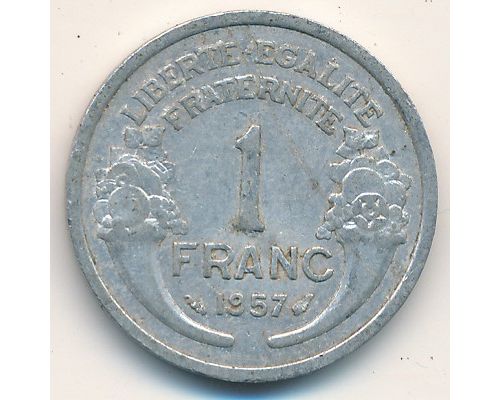 1 франк 1957 год Франция