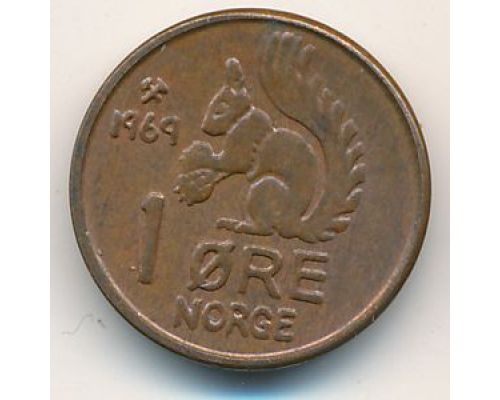 1 эре 1969 год Норвегия