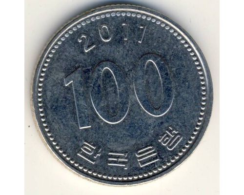 100 вон 2011 год Южная Корея